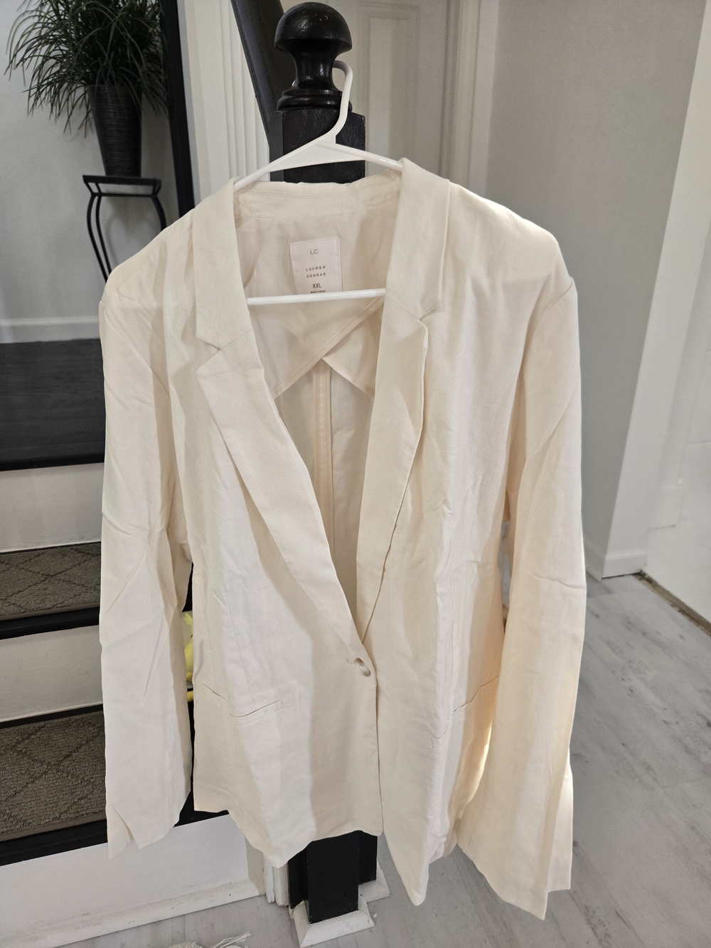 Light Cream Women's Blazer Jacket - Unbranded